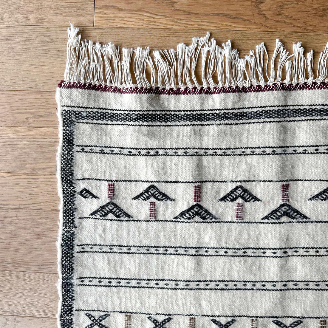 Kilim Wool Rug - Le №0011 - 87x183 cm