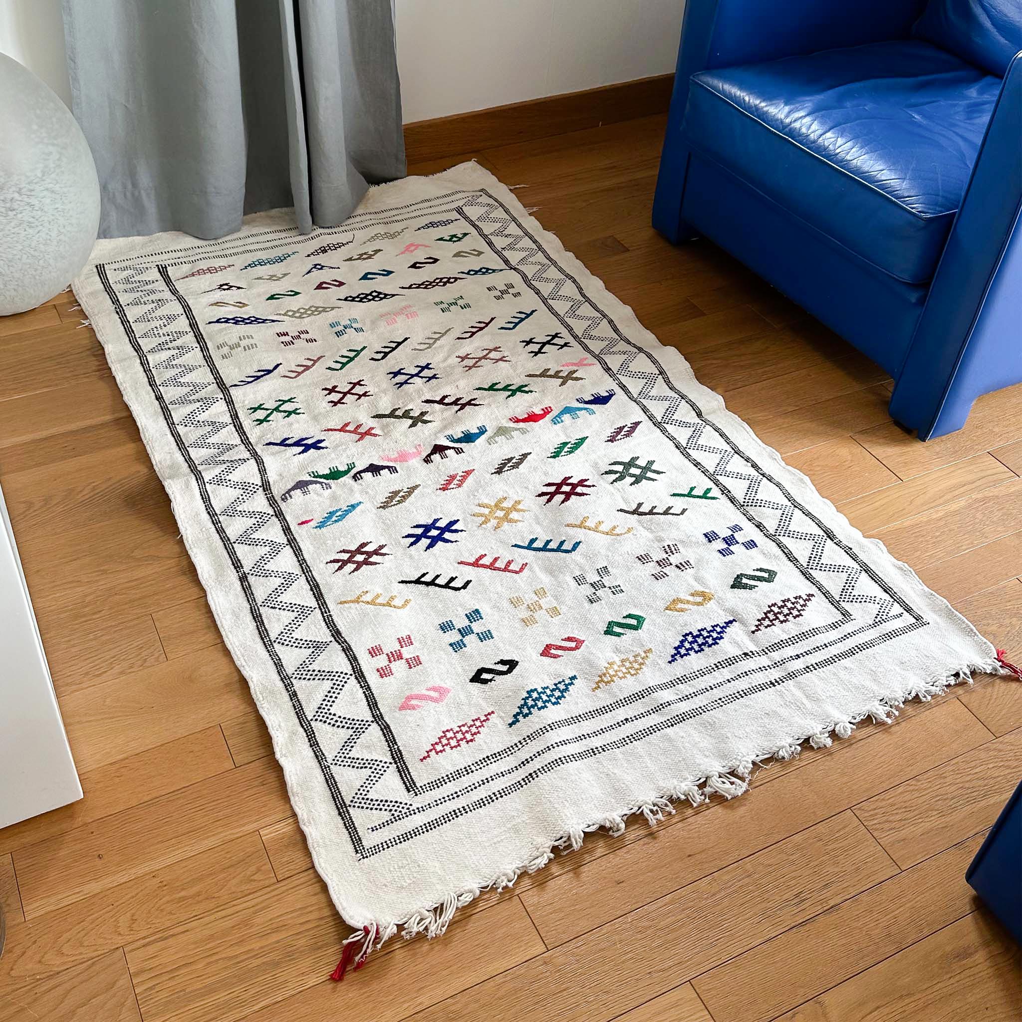 Kilim Wool Rug - Le №0013 - 98x160 cm