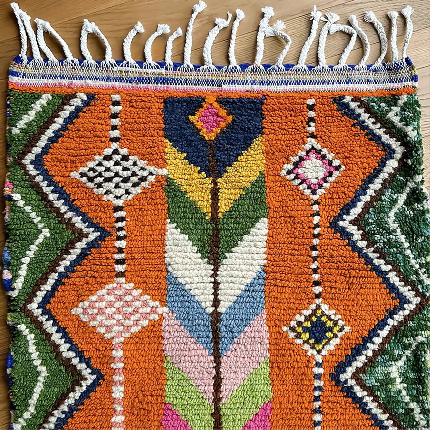 Amazigh Wool Rug - Le №0015 - 74x295 cm