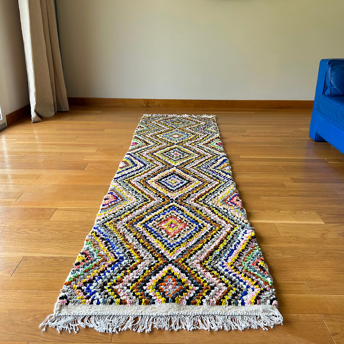 Amazigh Wool Rug - Le №0017 - 77x277 cm