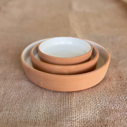 3 Pieces Ceramic Dinnerware - Oceane