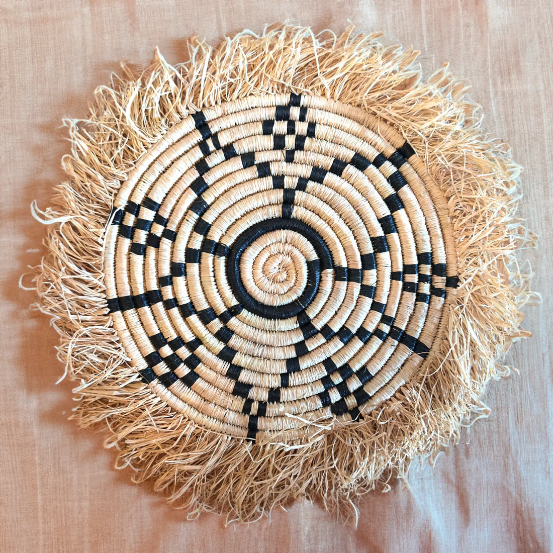 Set Of 2 Raffia Placemats